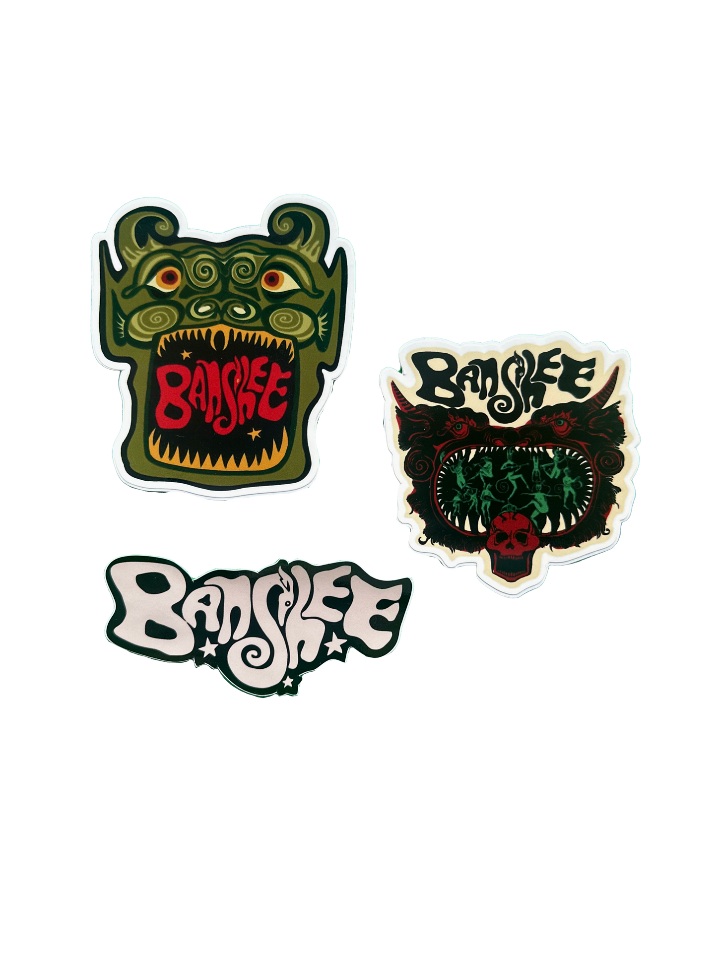 Banshee 3pc Sticker Bundle