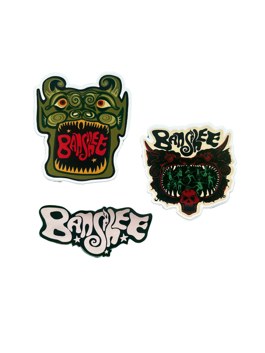 Banshee 3pc Sticker Bundle