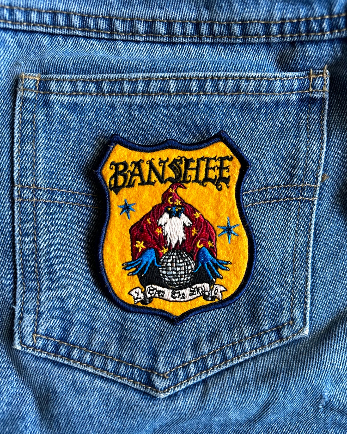 Banshee ‘Open The Sky’ Embroidered Iron-On Patch